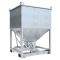 Concrete Silo | galvanized | 1250 l, external dimensions: 1293 x 1293 x 1631 mm